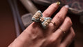 鈎織蝴蝶結耳骨夾・戒指兩用款 (無需耳洞) Crochet Bow Ear Cuff  Ring 2-in-1 No Piercing